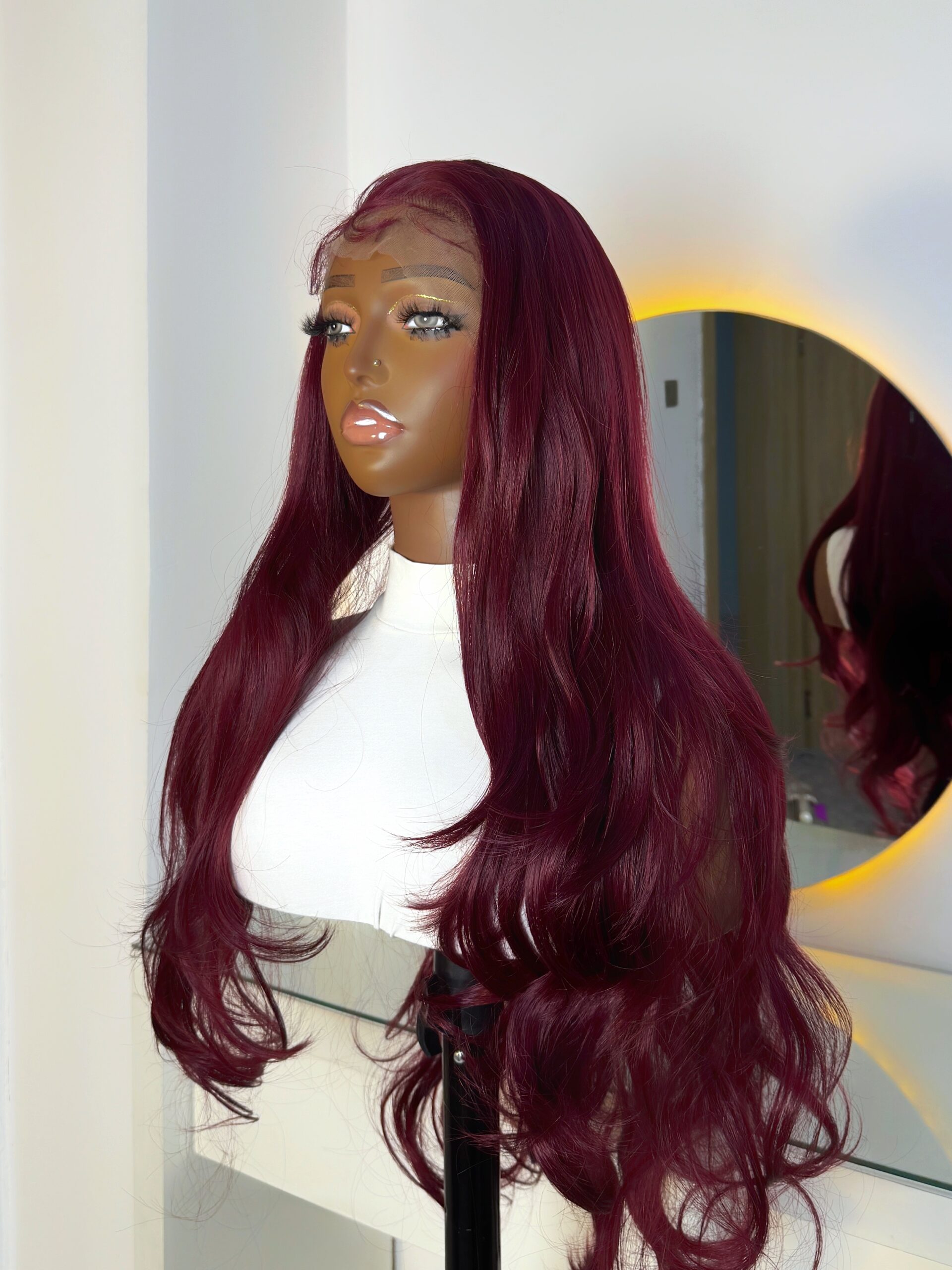 WIG IVY (Burgundy)