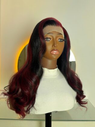 WIG ROSIE (Burgundy Highlight)