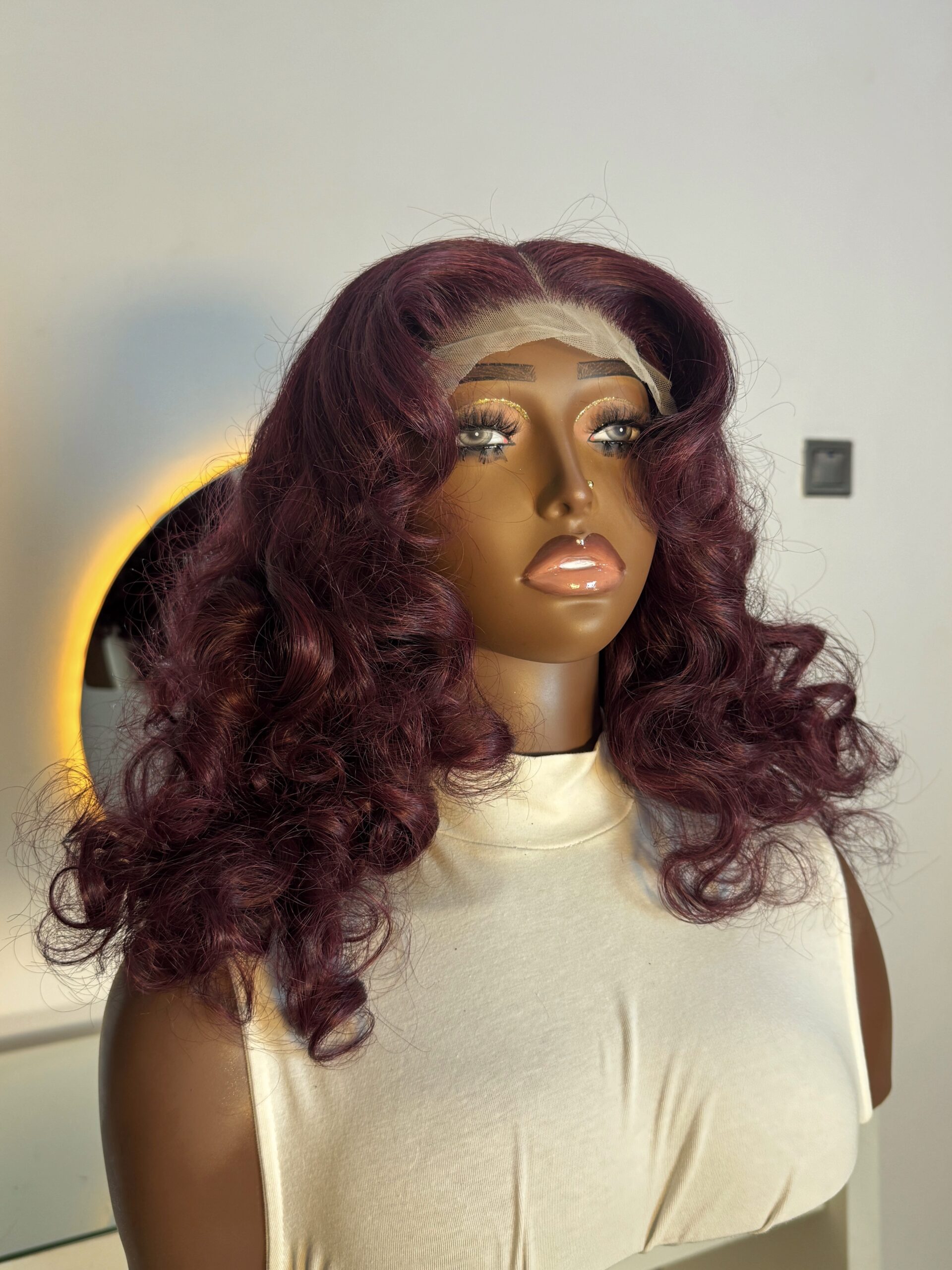 WIG ZARA (Burgundy) - Image 3