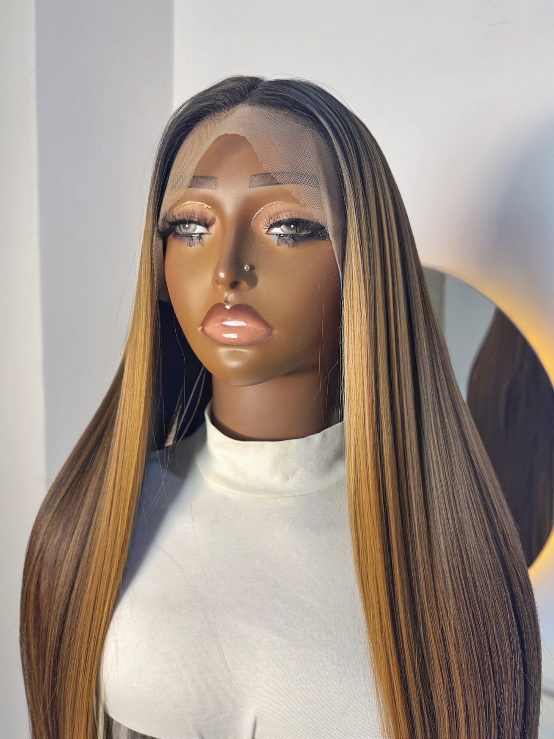 Wig Myla (Brown Highlights 2) - Image 4