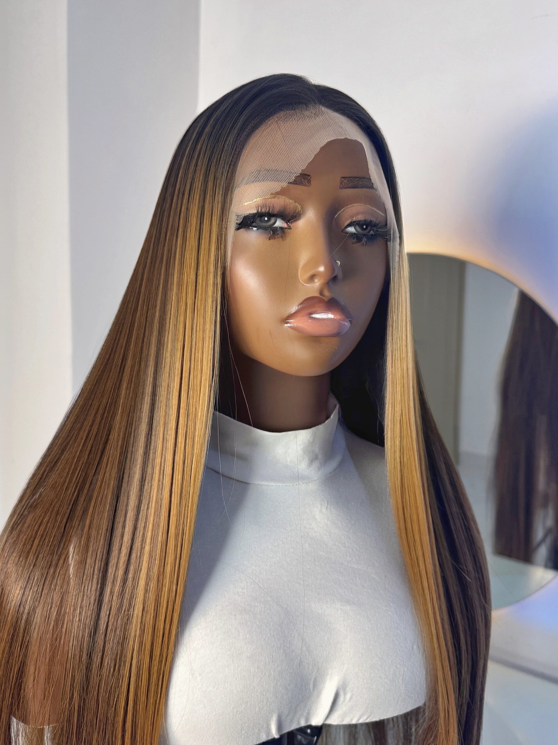 Wig Myla (Brown Highlights 2) - Image 7