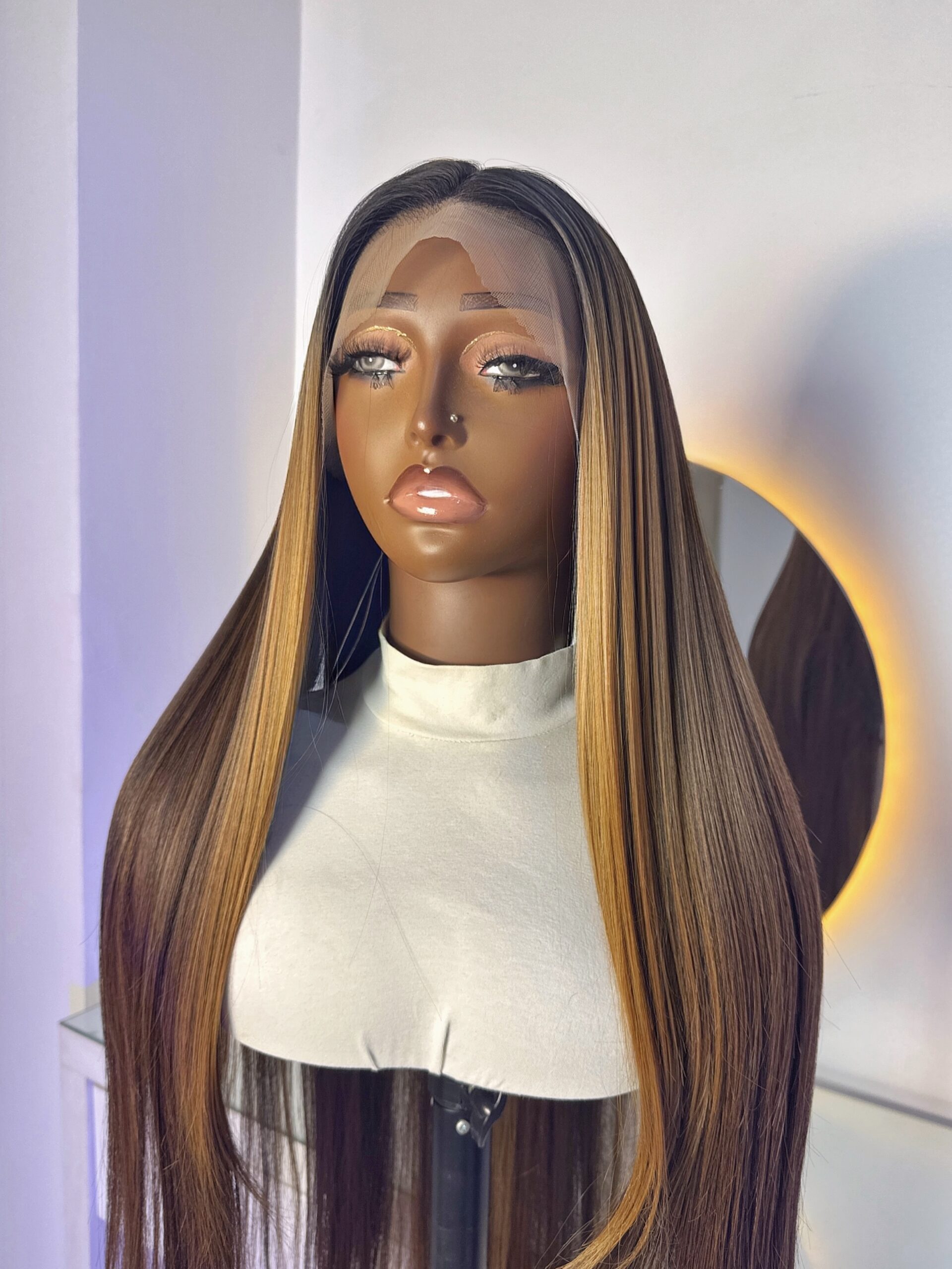 Wig Myla (Brown Highlights 2)