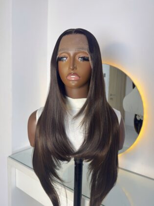 WIG LEAH (Brown Highlights)