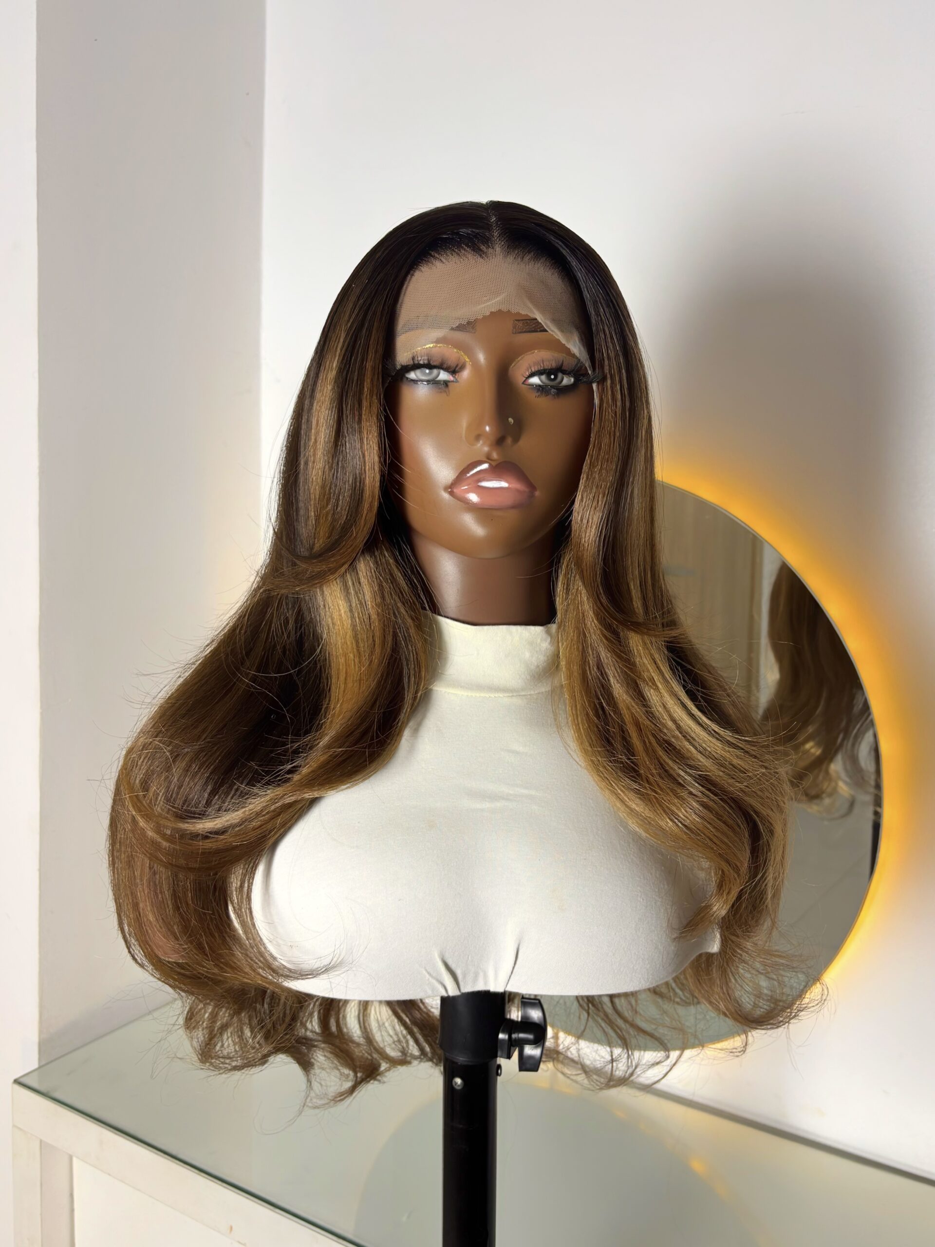 WIG KAT (Brown Highlights)